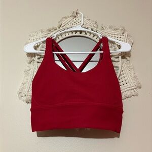 Lululemon Red Active Sports Bra